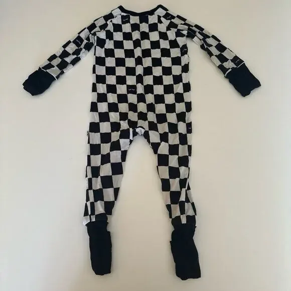 Little Sleepies Cool Check Crescent - Picture 2 of 3